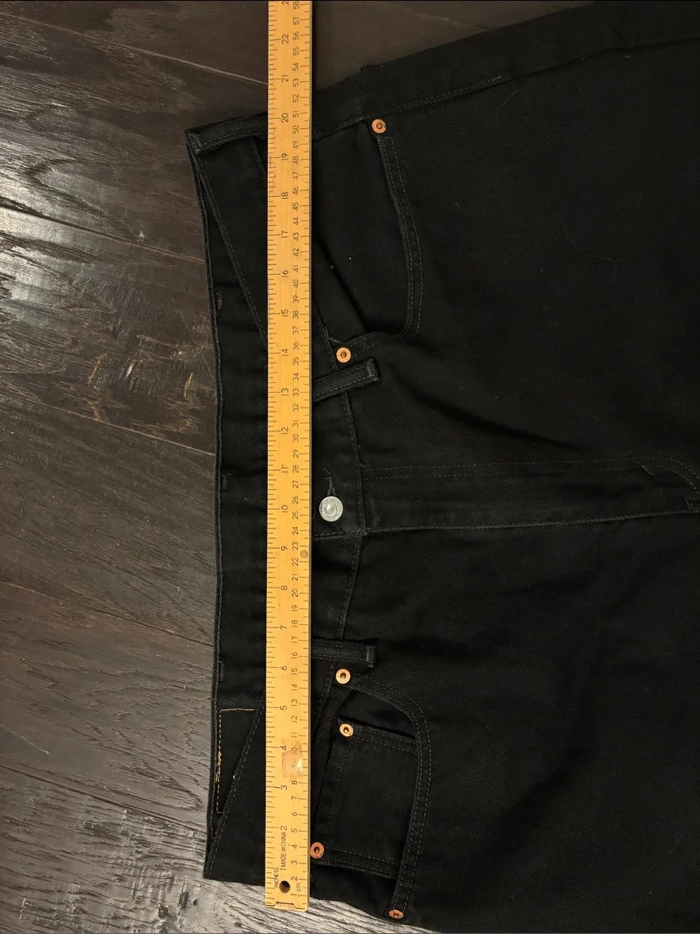 Levi's Black Straight-Leg Men’s Jeans size W42 L 32